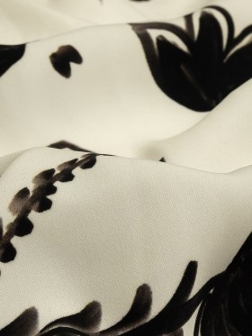 Mood Exclusive White Peaceful Pond Polyester Crepe Mood Exclusive White Peaceful Pond Polyester Crepe