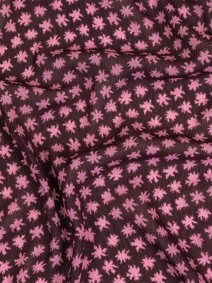 Mood Exclusive Purple Fine Fireworks Crinkled Polyester Georgette Mood Exclusive Purple Fine Fireworks Crinkled Polyester Georgette