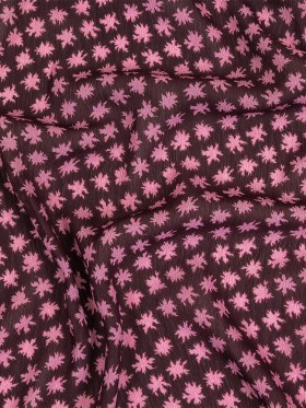 Mood Exclusive Purple Fine Fireworks Crinkled Polyester Georgette Mood Exclusive Purple Fine Fireworks Crinkled Polyester Georgette