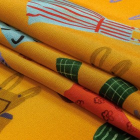 Mood Exclusive Yellow Laundry Day Viscose Poplin Mood Exclusive Yellow Laundry Day Viscose Poplin