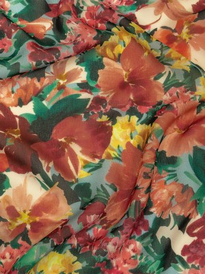 Mood Exclusive Blue Tahitian Twilight Viscose Georgette Mood Exclusive Blue Tahitian Twilight Viscose Georgette