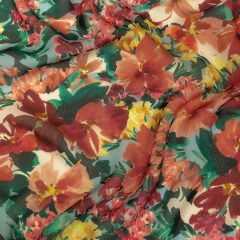 Mood Exclusive Blue Tahitian Twilight Viscose Georgette Mood Exclusive Blue Tahitian Twilight Viscose Georgette