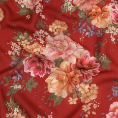 Tencel Woven Print – Red, Pink and Peach Floral – Mood Exclusive Halcyon Days Tencel Woven Print – Red, Pink and Peach Floral – Mood Exclusive Halcyon Days