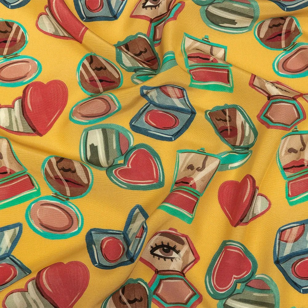 Mood Exclusive Cornsilk Glam Guru Viscose Poplin Mood Exclusive Cornsilk Glam Guru Viscose Poplin