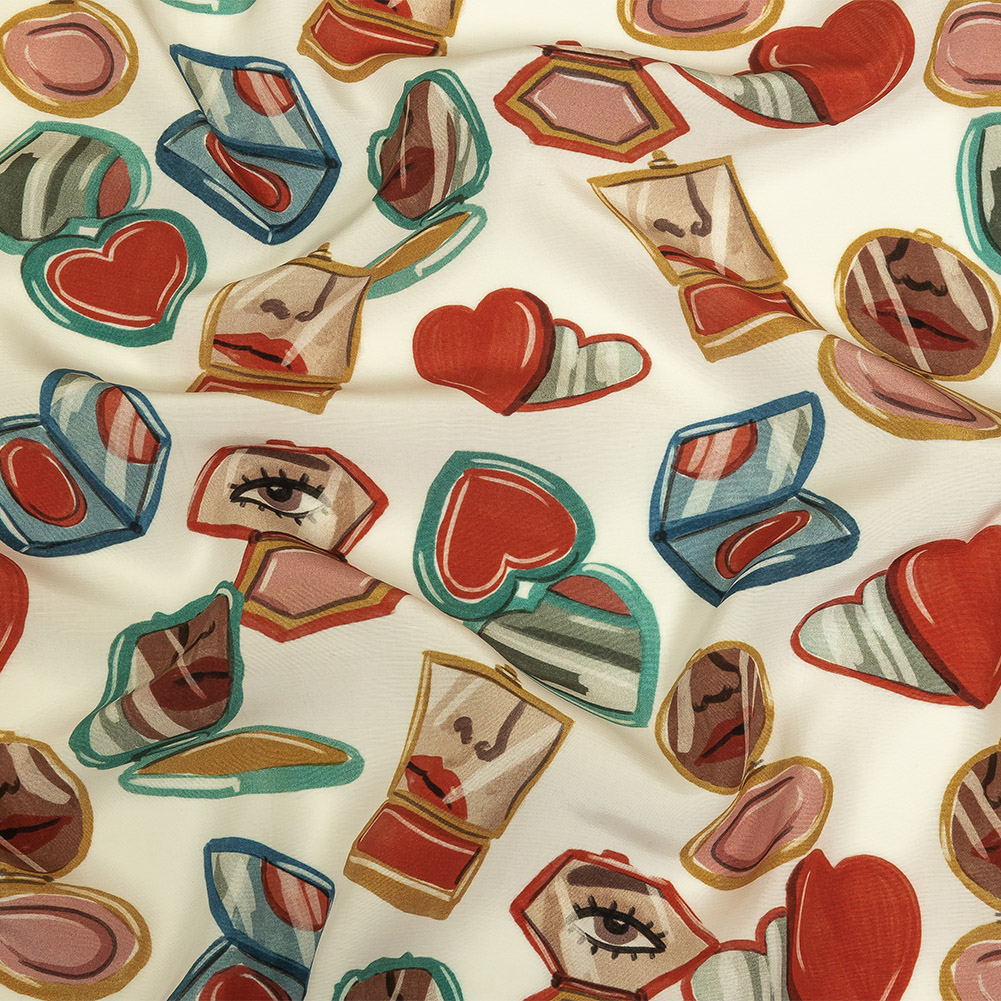 Mood Exclusive Blanc de Blanc Glam Guru Viscose Poplin Mood Exclusive Blanc de Blanc Glam Guru Viscose Poplin