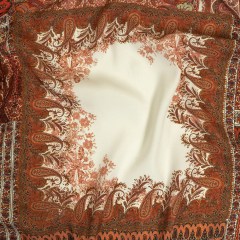 Viscose Crepe Print – Red and Cream Paisley Patches – Mood Exclusive Speak and Enter Viscose Crepe Print – Red and Cream Paisley Patches – Mood Exclusive Speak and Enter