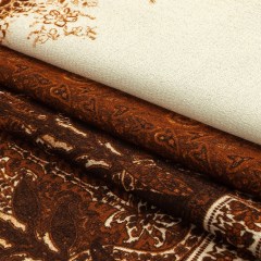 Sustainable Viscose Crepe Print – Brown and Cream Paisley Patches – Mood Exclusive Speak and Enter Sustainable Viscose Crepe Print – Brown and Cream Paisley Patches – Mood Exclusive Speak and Enter
