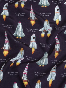 Mood Exclusive Evening Blue One Small Step Viscose Poplin Mood Exclusive Evening Blue One Small Step Viscose Poplin