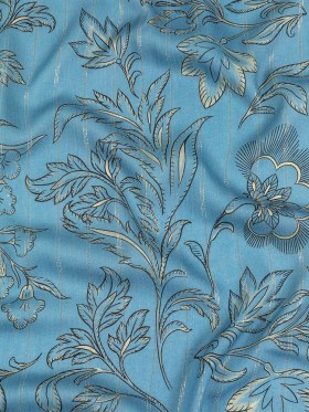 Mood Exclusive Blue Joy of Juliet Metallic Pinstriped Viscose Dobby Mood Exclusive Blue Joy of Juliet Metallic Pinstriped Viscose Dobby
