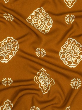 Mood Exclusive Caramel Watchful Gaze Viscose Woven Mood Exclusive Caramel Watchful Gaze Viscose Woven