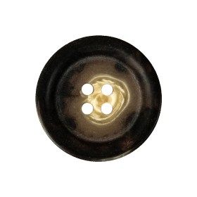 Twill and Peat Swirls Plastic 4-Hole Dish Button – 40L/25.5mm Twill and Peat Swirls Plastic 4-Hole Dish Button – 40L/25.5mm