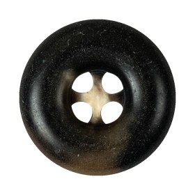 Chestnut Swirls Inkwell Plastic 4-Hole Button – 54L/34mm Chestnut Swirls Inkwell Plastic 4-Hole Button – 54L/34mm