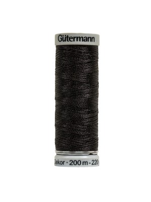 Gutermann Machine Embroidery Thread 200m – 1000 Black Gutermann Machine Embroidery Thread 200m – 1000 Black