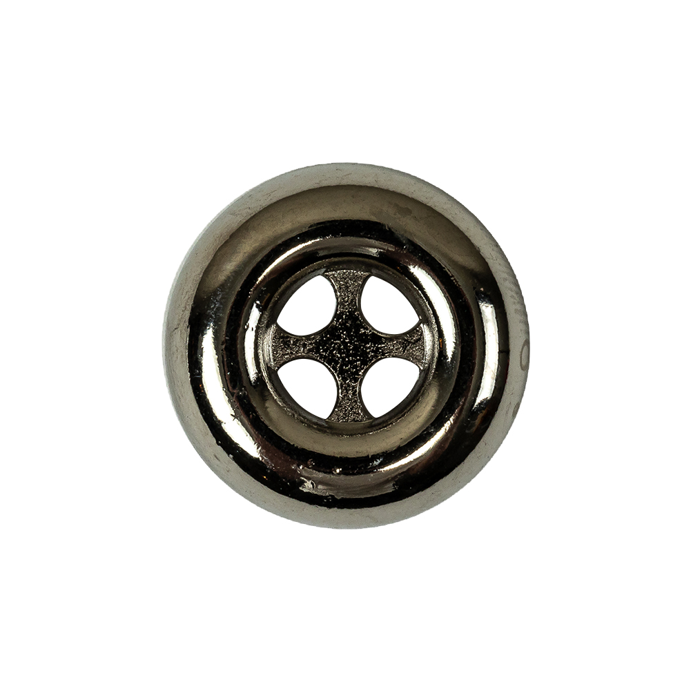 Italian Nickel 4-Hole Deepwell Metal Button – 36L/23mm Italian Nickel 4-Hole Deepwell Metal Button – 36L/23mm