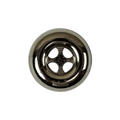 Italian Nickel 4-Hole Deepwell Metal Button – 36L/23mm Italian Nickel 4-Hole Deepwell Metal Button – 36L/23mm