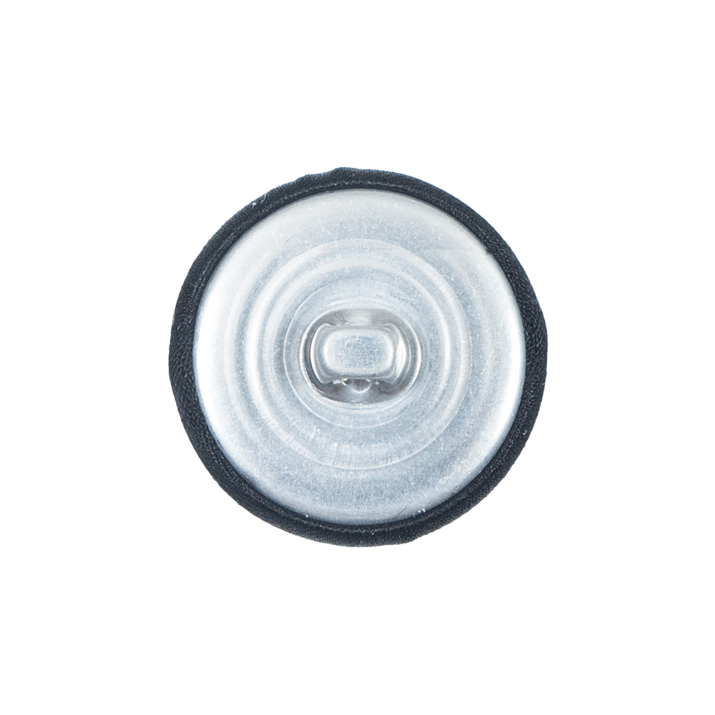 Black Silk Covered Button – 36L/23mm Black Silk Covered Button – 36L/23mm
