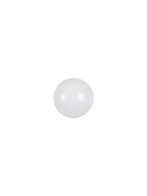 European White Self Back Glass Button – 12L/7.5mm European White Self Back Glass Button – 12L/7.5mm