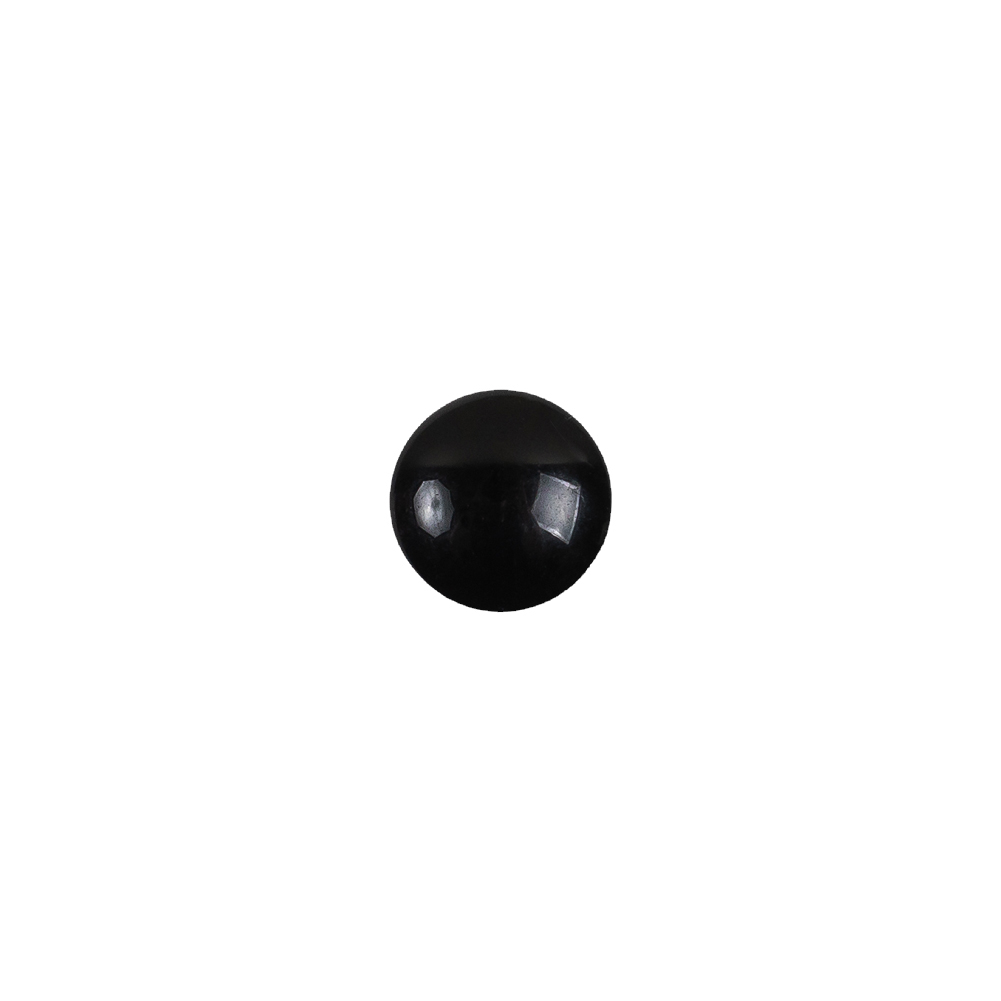 European Black Self Back Glass Button – 14L/9mm European Black Self Back Glass Button – 14L/9mm