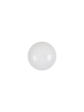 European White Self Back Glass Button – 16L/10mm European White Self Back Glass Button – 16L/10mm