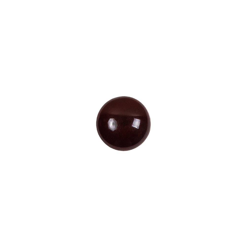 European Brown Half Domed Self Back Glass Button – 14L/9mm European Brown Half Domed Self Back Glass Button – 14L/9mm