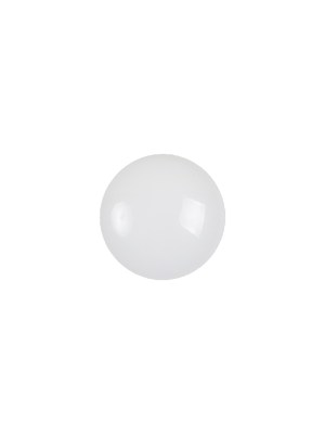 European White Self Back Glass Button – 18L/11.5mm European White Self Back Glass Button – 18L/11.5mm