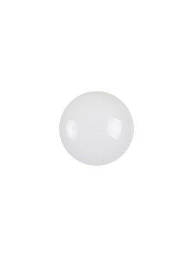 European White Self Back Glass Button – 18L/11.5mm European White Self Back Glass Button – 18L/11.5mm