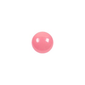 European Dark Pink Half Domed Self Back Glass Button – 16L/10mm European Dark Pink Half Domed Self Back Glass Button – 16L/10mm