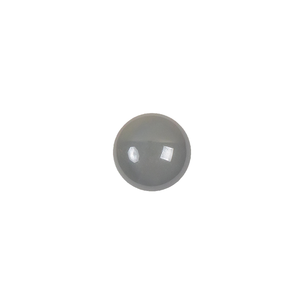 European Dark Gray Half Domed Self Back Glass Button – 16L/10mm European Dark Gray Half Domed Self Back Glass Button – 16L/10mm