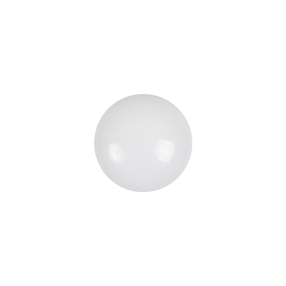 European White Self Back Glass Button – 20L/12.5mm European White Self Back Glass Button – 20L/12.5mm