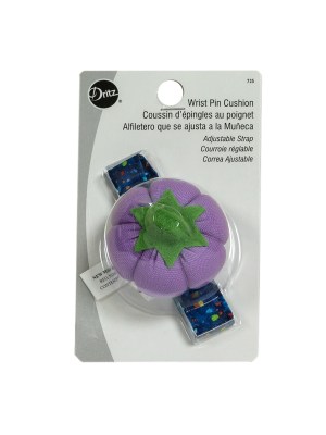 Dritz Purple and Blue Tomato Wrist Pin Cushion Dritz Purple and Blue Tomato Wrist Pin Cushion