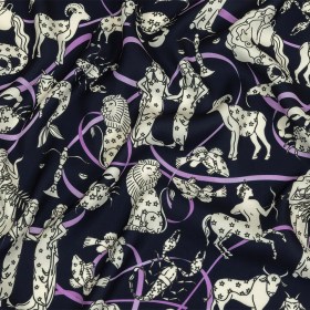 Mood Exclusive What’s Your Sign Polyester Crepe Mood Exclusive What’s Your Sign Polyester Crepe