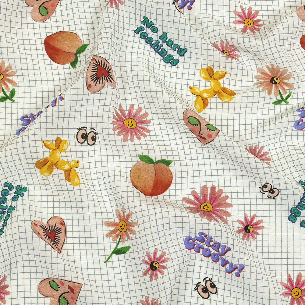 Mood Exclusive White Flash Sheet Viscose Poplin Mood Exclusive White Flash Sheet Viscose Poplin