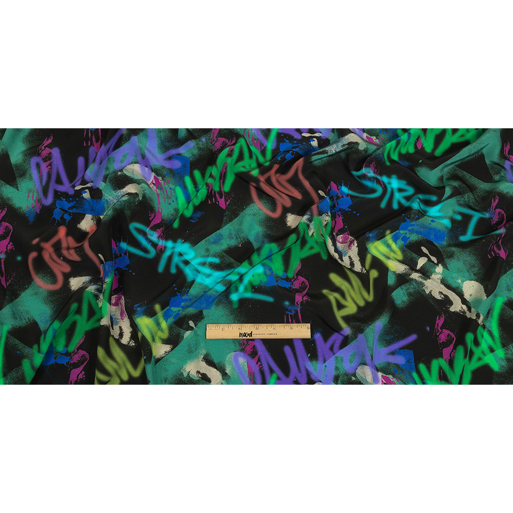 Mood Exclusive Basquiat Beat Viscose Poplin Mood Exclusive Basquiat Beat Viscose Poplin