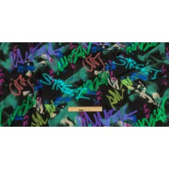 Mood Exclusive Basquiat Beat Viscose Poplin Mood Exclusive Basquiat Beat Viscose Poplin