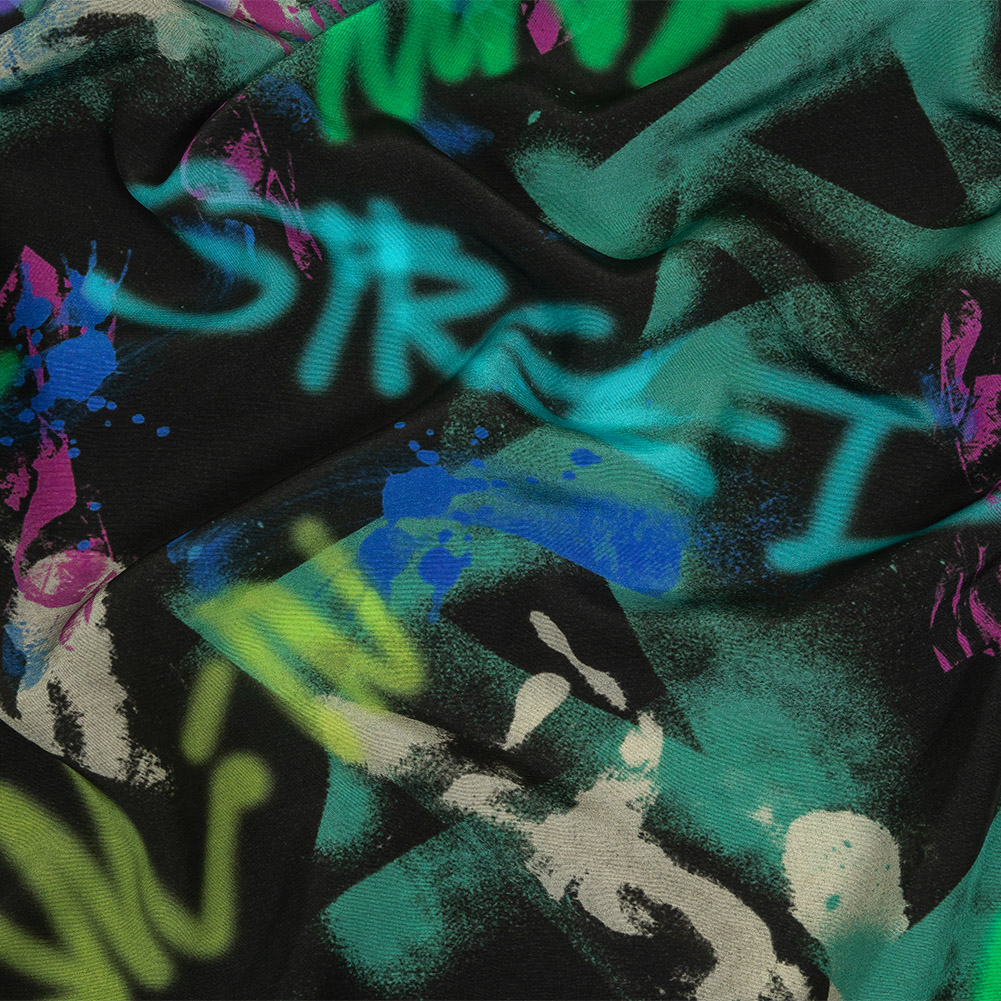 Mood Exclusive Basquiat Beat Viscose Poplin Mood Exclusive Basquiat Beat Viscose Poplin