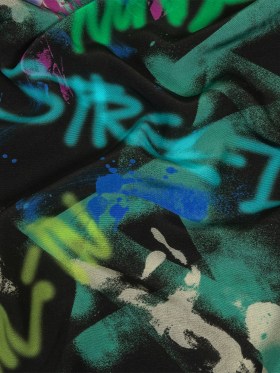 Mood Exclusive Basquiat Beat Viscose Poplin Mood Exclusive Basquiat Beat Viscose Poplin