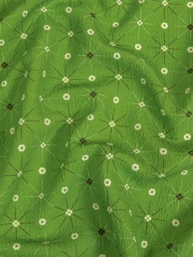 Mood Exclusive Green Starburst Soul Stretch Polyester Seersucker Mood Exclusive Green Starburst Soul Stretch Polyester Seersucker