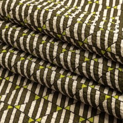 Mood Exclusive Green Big Top Stretch Polyester Seersucker Mood Exclusive Green Big Top Stretch Polyester Seersucker