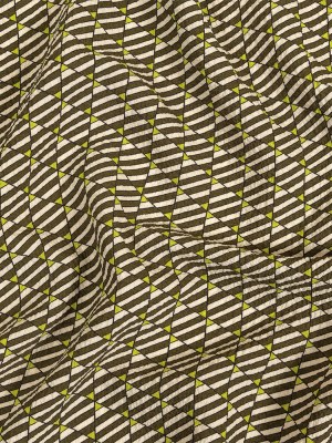 Mood Exclusive Green Big Top Stretch Polyester Seersucker Mood Exclusive Green Big Top Stretch Polyester Seersucker