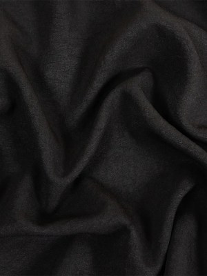 Black Wrinkled Look Stretch Polyester Woven Black Wrinkled Look Stretch Polyester Woven