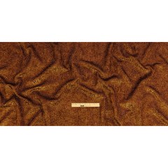 Astrolabe Metallic Copper Crinkled Luxury Brocade with Black Backing Astrolabe Metallic Copper Crinkled Luxury Brocade with Black Backing