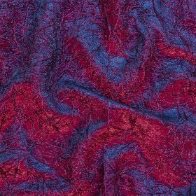 Astrolabe Metallic Berry Gloss and Ultramarine Crinkled Luxury Brocade with Black Backing Astrolabe Metallic Berry Gloss and Ultramarine Crinkled Luxury Brocade with Black Backing