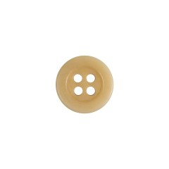 Beige 4-Hole Plastic Button – 20L/12.5mm Beige 4-Hole Plastic Button – 20L/12.5mm