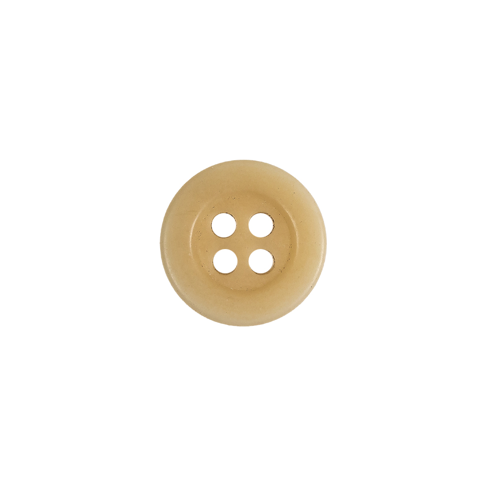 Beige 4-Hole Plastic Button – 20L/12.5mm Beige 4-Hole Plastic Button – 20L/12.5mm
