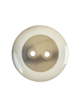 Cannoli Cream and Gray Swirled 2-Hole Plastic Dish Button – 36L/23mm Cannoli Cream and Gray Swirled 2-Hole Plastic Dish Button – 36L/23mm