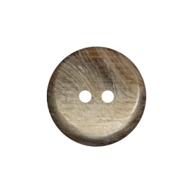 Brown and Putty Marbled 2-Hole Uneven Plastic Button with Ribbed Texture – 33L/21mm Brown and Putty Marbled 2-Hole Uneven Plastic Button with Ribbed Texture – 33L/21mm