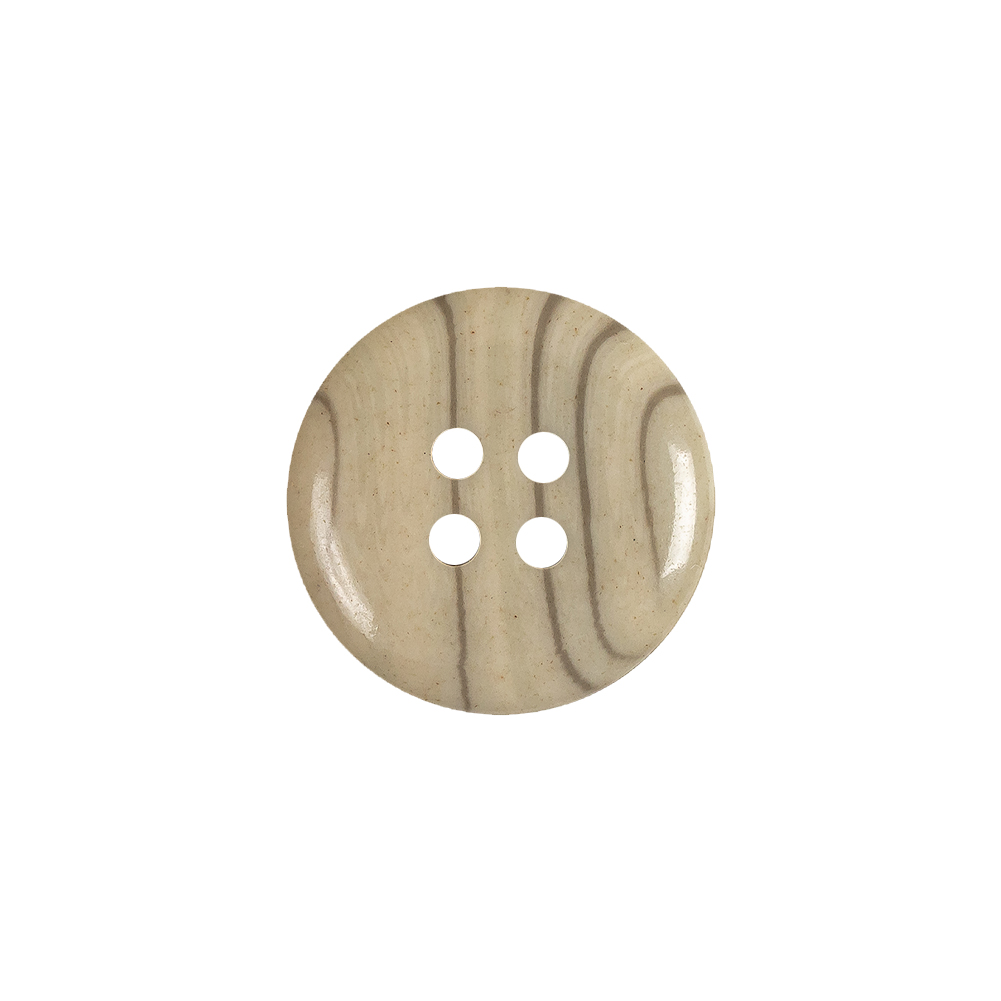 Cream and Drizzle Striated 4-Hole Plastic Deepwell Button – 28L/18mm Cream and Drizzle Striated 4-Hole Plastic Deepwell Button – 28L/18mm