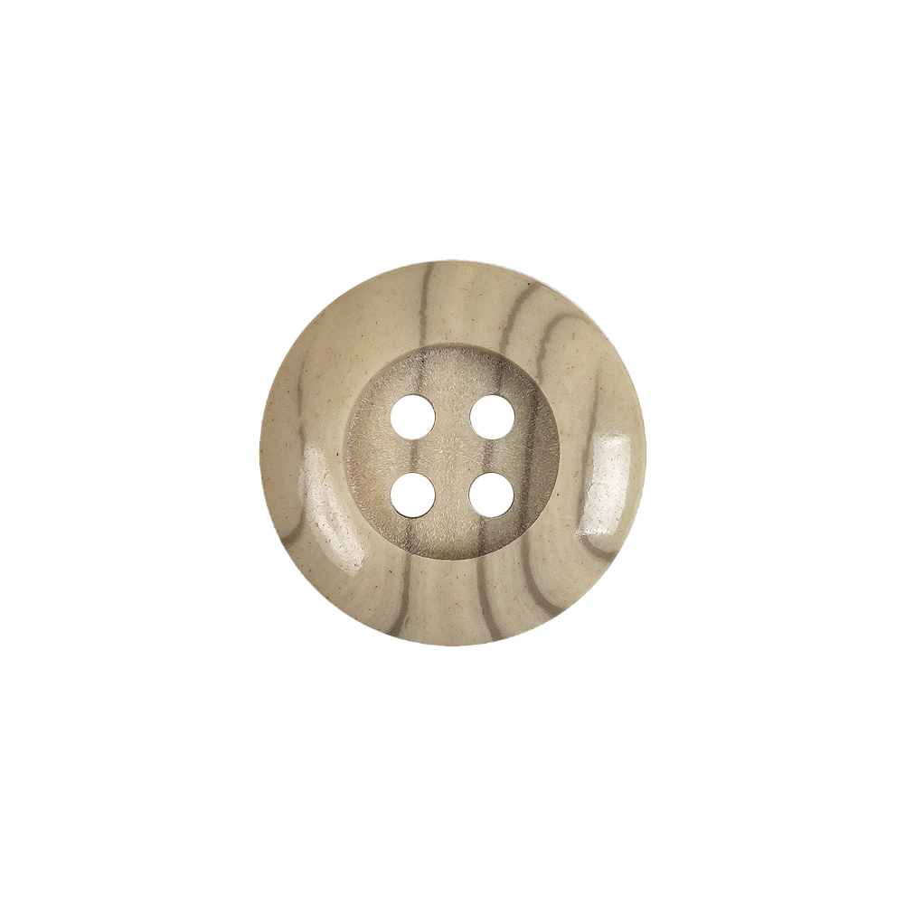 Cream and Drizzle Striated 4-Hole Plastic Deepwell Button – 28L/18mm Cream and Drizzle Striated 4-Hole Plastic Deepwell Button – 28L/18mm