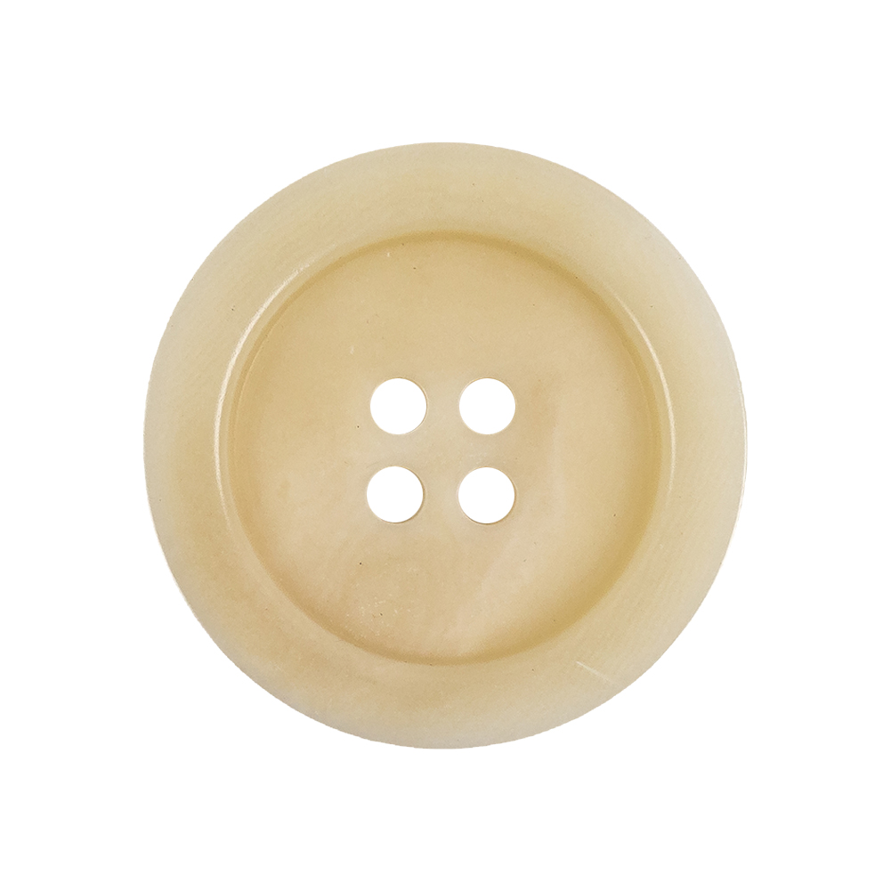 Italian Matte Bleached Sand 4 Hole Plastic Button – 42L/27mm Italian Matte Bleached Sand 4 Hole Plastic Button – 42L/27mm