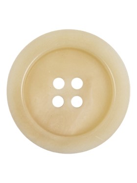 Italian Matte Bleached Sand 4 Hole Plastic Button – 42L/27mm Italian Matte Bleached Sand 4 Hole Plastic Button – 42L/27mm
